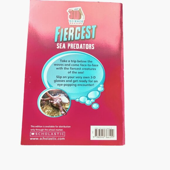 Fiercest Sea Predators 3D Science Readers Scholastic - Picture 2 of 4